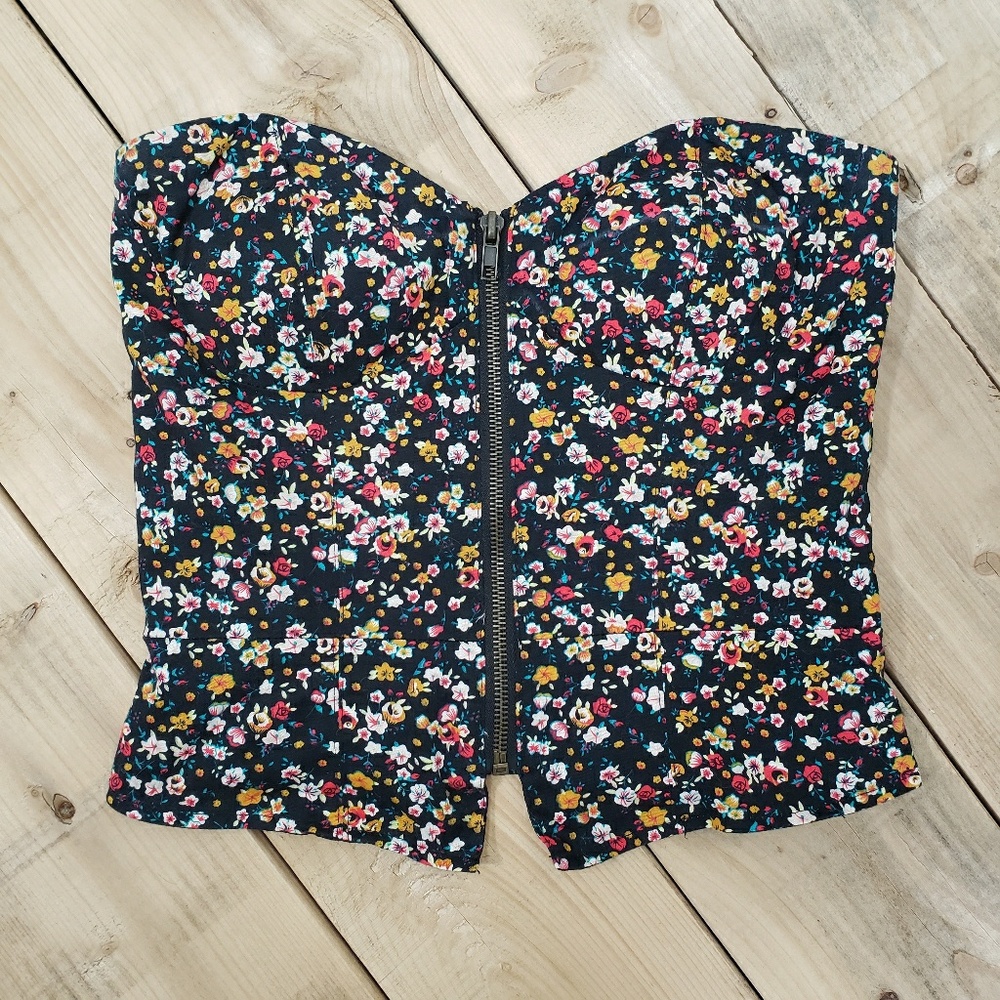 Urban Outfitters Silence + Noise Floral Bustier S